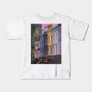 Beautiful Houses In Portobello Road Kids T-Shirt